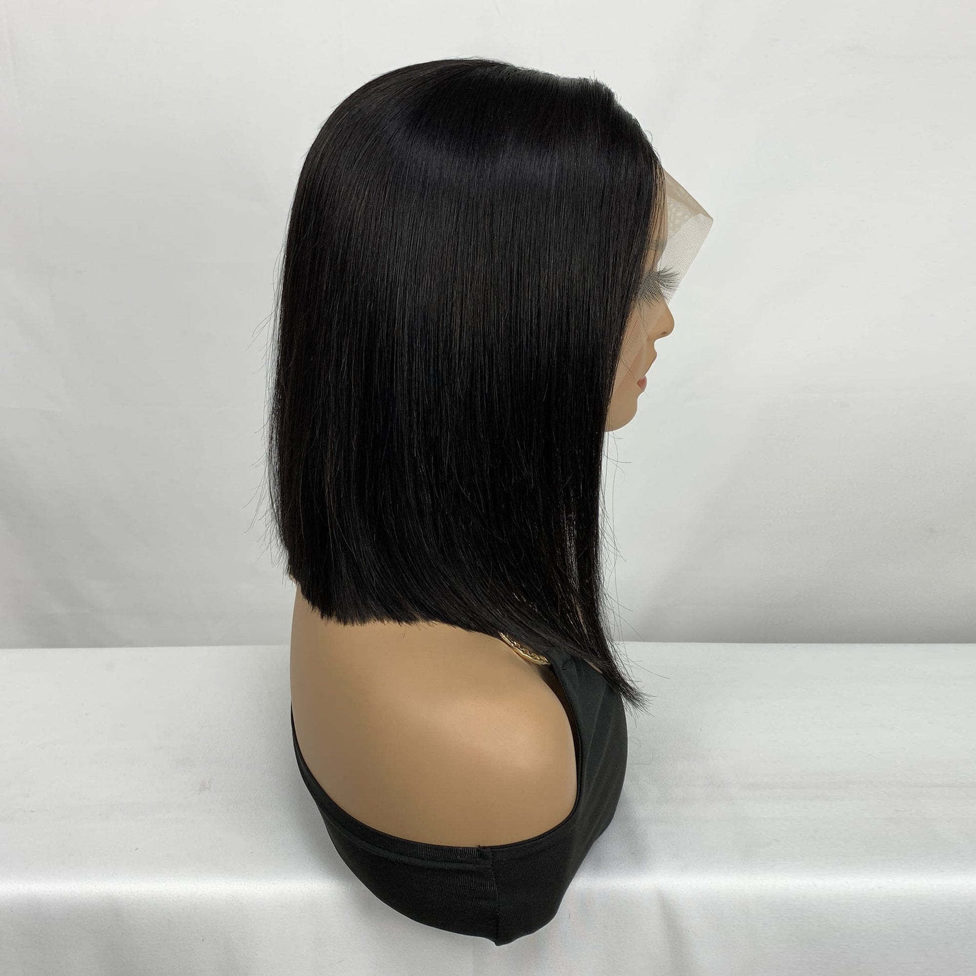 Double drawn 10" Human Hair wig