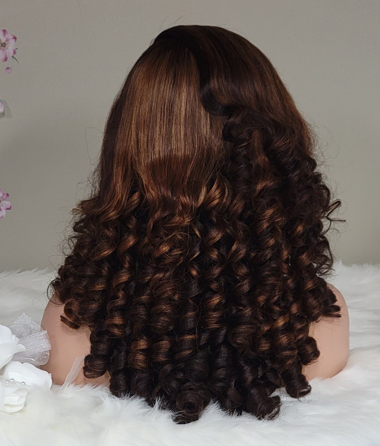 Loose Curls Lace Frontal Wig 1b/30