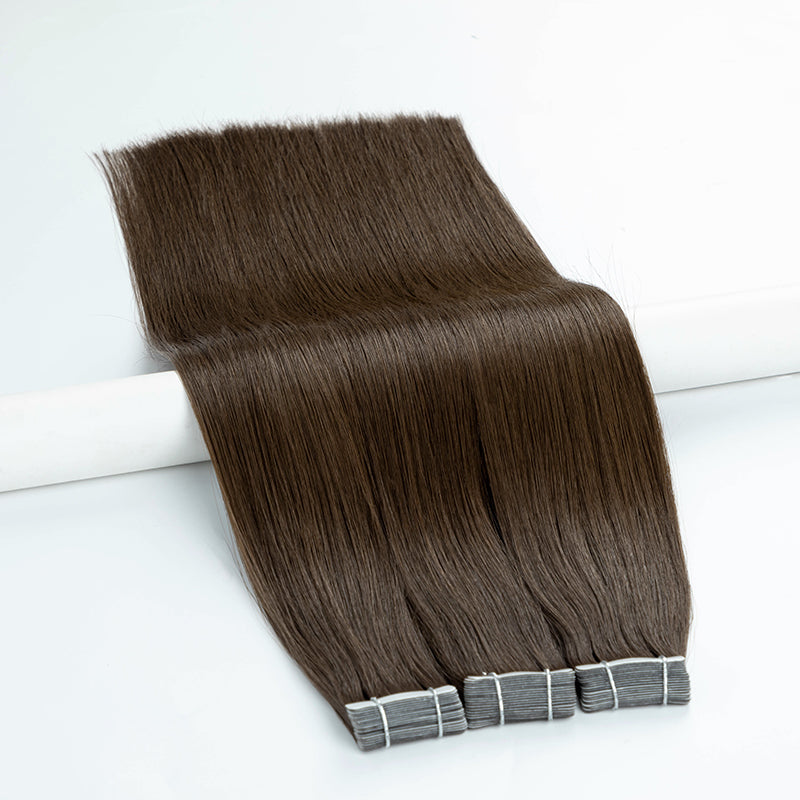 TAPE-IN 22" 50G DARK BROWN #2 NATURAL STRAIGHT