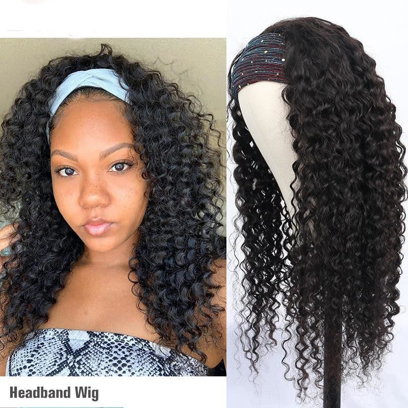 Loose Curly Headband Wig 150% - Demyhair