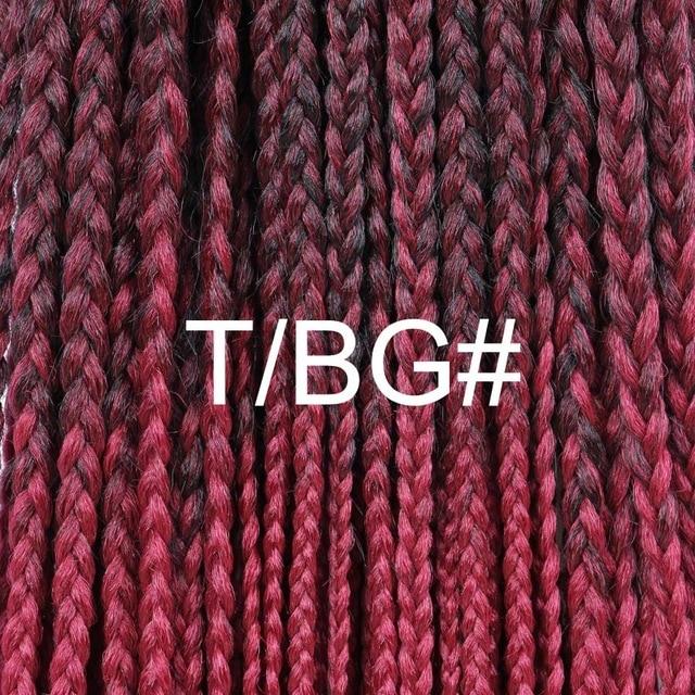 Box Braid 1.5 CM  12 Roots 16''