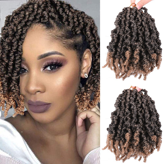 10 inch pre-twist spring twist crochet hair