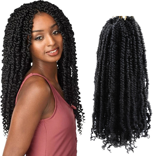 Pre Twisted Passion Twist Crochet Hair 18''