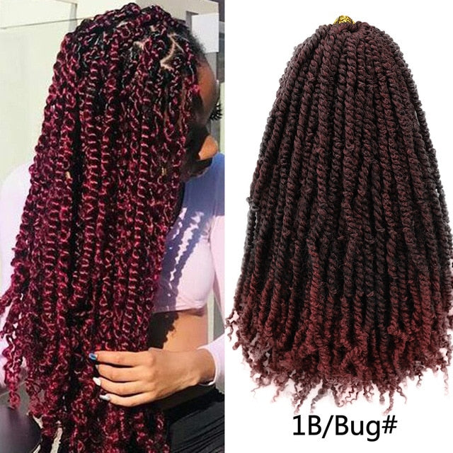 Pre Twisted Passion Twist Crochet Hair 18''