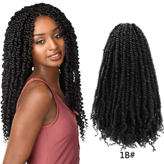 Pre Twisted Passion Twist Crochet Hair 18''