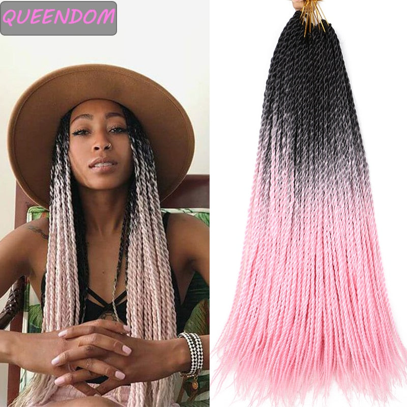 Ombre Senegalese Twist Braids 20 Strands