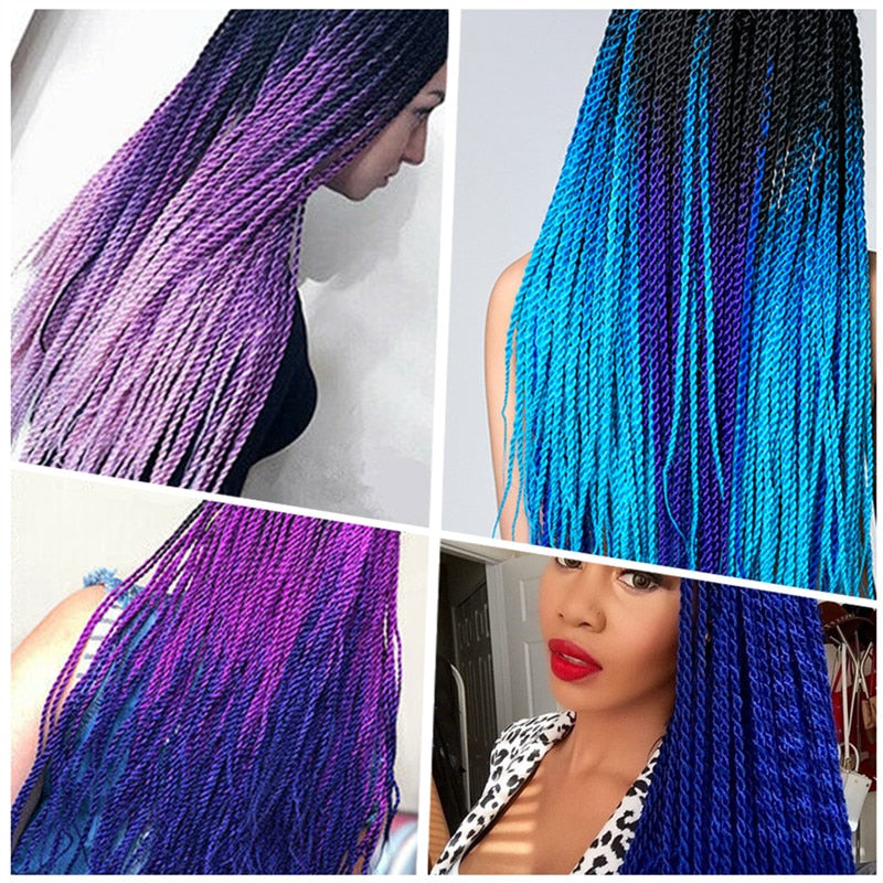 Ombre Senegalese Twist Braids 20 Strands