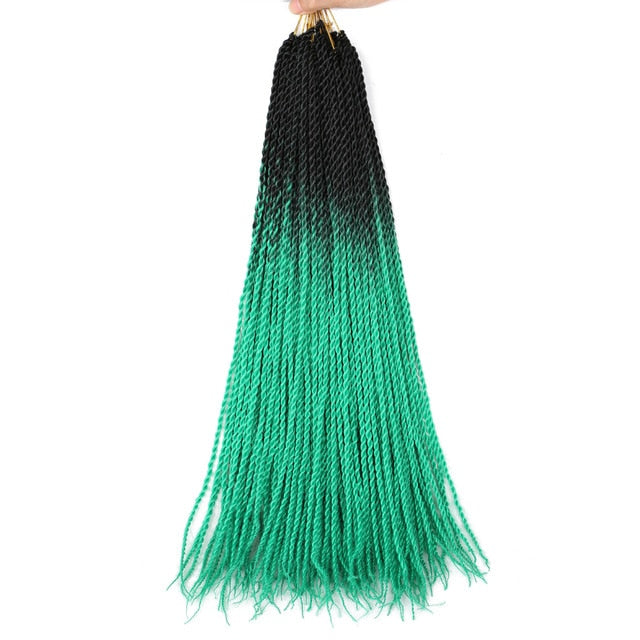 Ombre Senegalese Twist Braids 20 Strands