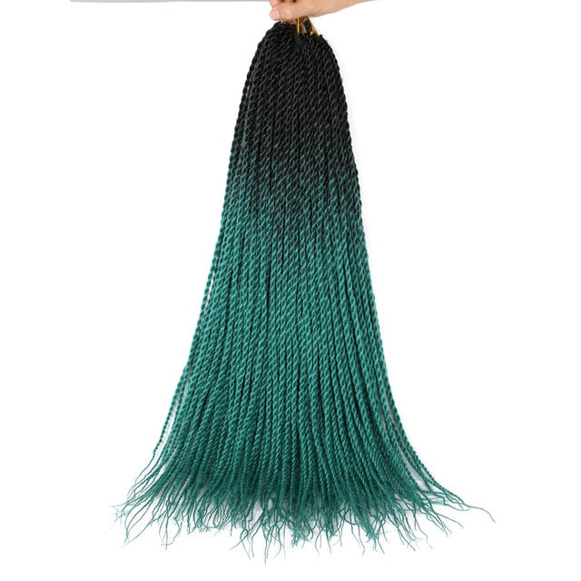 Ombre Senegalese Twist Braids 20 Strands