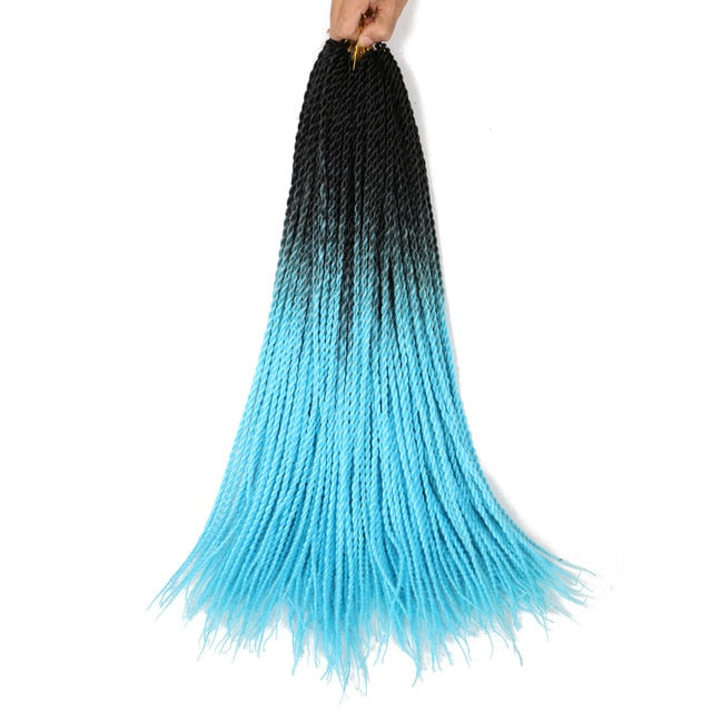 Ombre Senegalese Twist Braids 20 Strands
