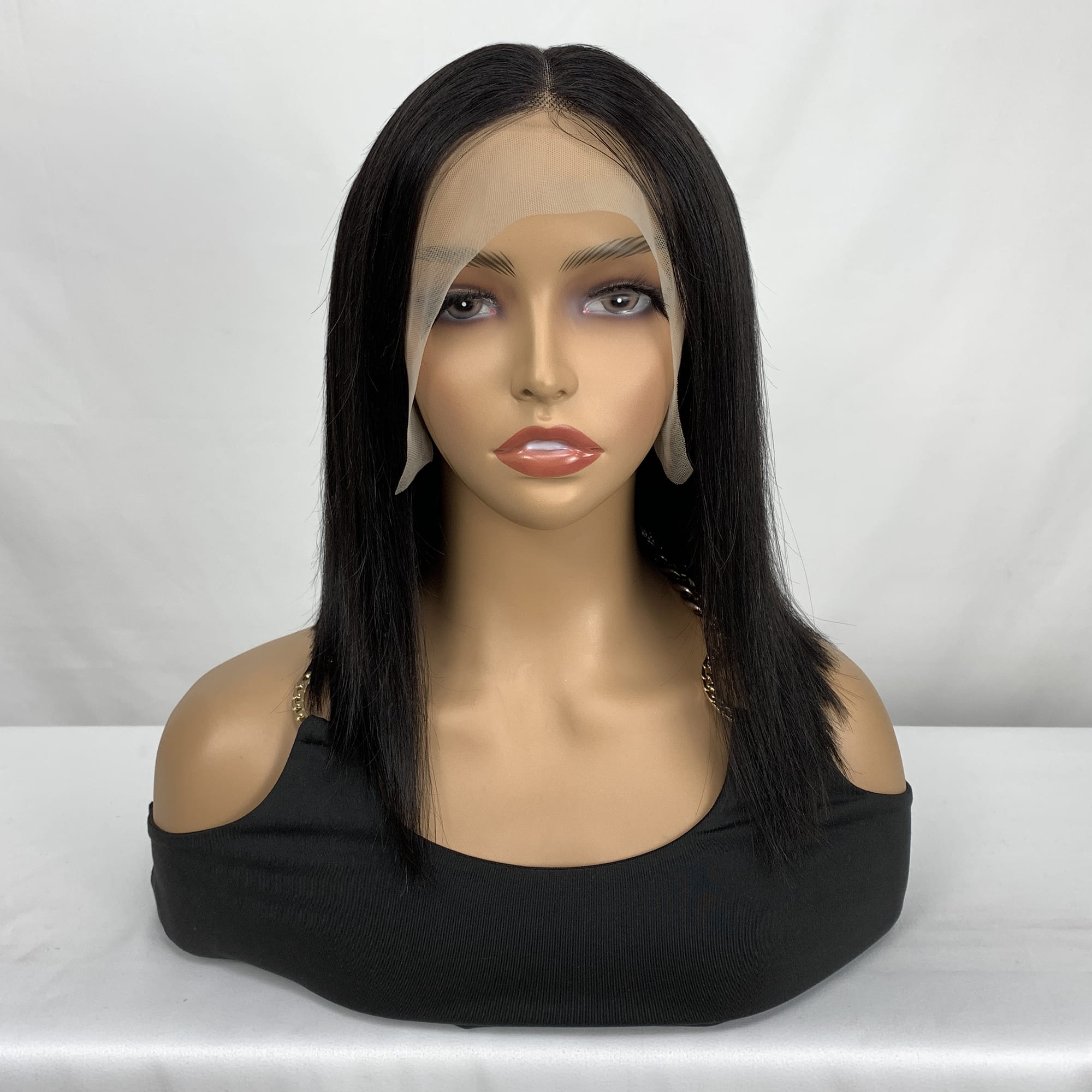 14 Bob Human Hair Wig Double Drawn