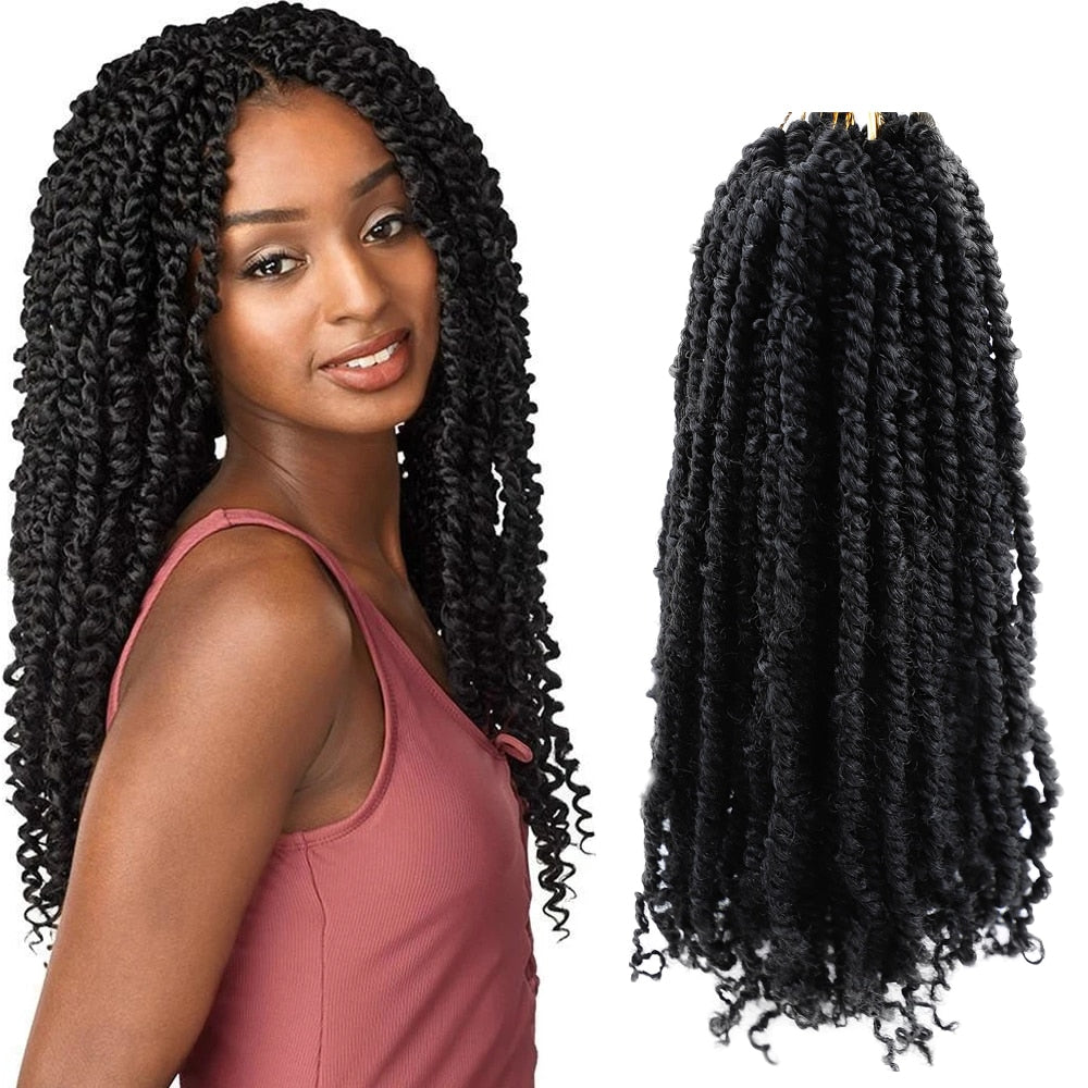 Pre Twisted Passion Twist Crochet Hair 18'' 